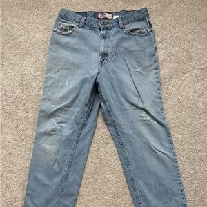 Old Navy Men's Relaxed Fit Jeans in Light Blue